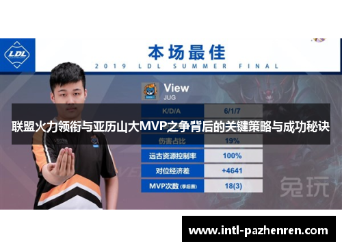 联盟火力领衔与亚历山大MVP之争背后的关键策略与成功秘诀